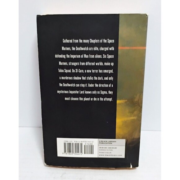 2013 BLACK LIBRARY WARHAMMER 40K 40,000 DEATHWATCH BY STEVE PARKER FIRST PRINT - Picture 2 of 6